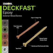 4" Deckfast Green Screw 9lb