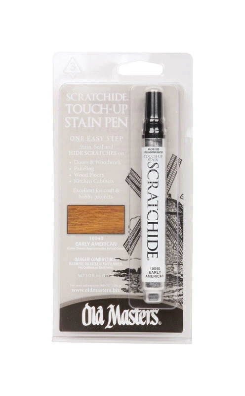 Scratchide Touch-up Pen For Wooden Surfaces In Early American Finish