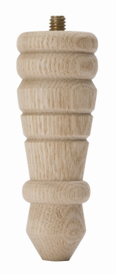 Early American Style Table Leg, 4 Inch Height, Durable Wood Construction