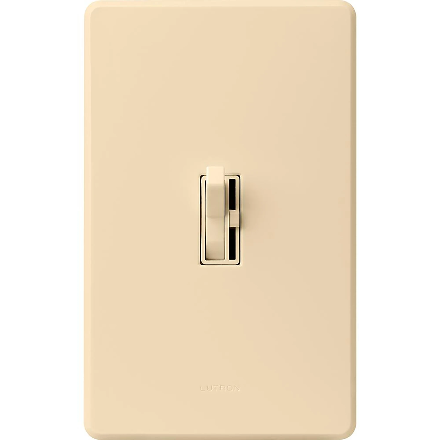 Single-pole/3-way Toggle Dimmer Switch, 150-watt, Ivory