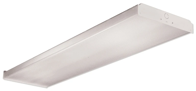 Fluorescent Wraparound Light Fixture, Two-lamp, Four-foot Length