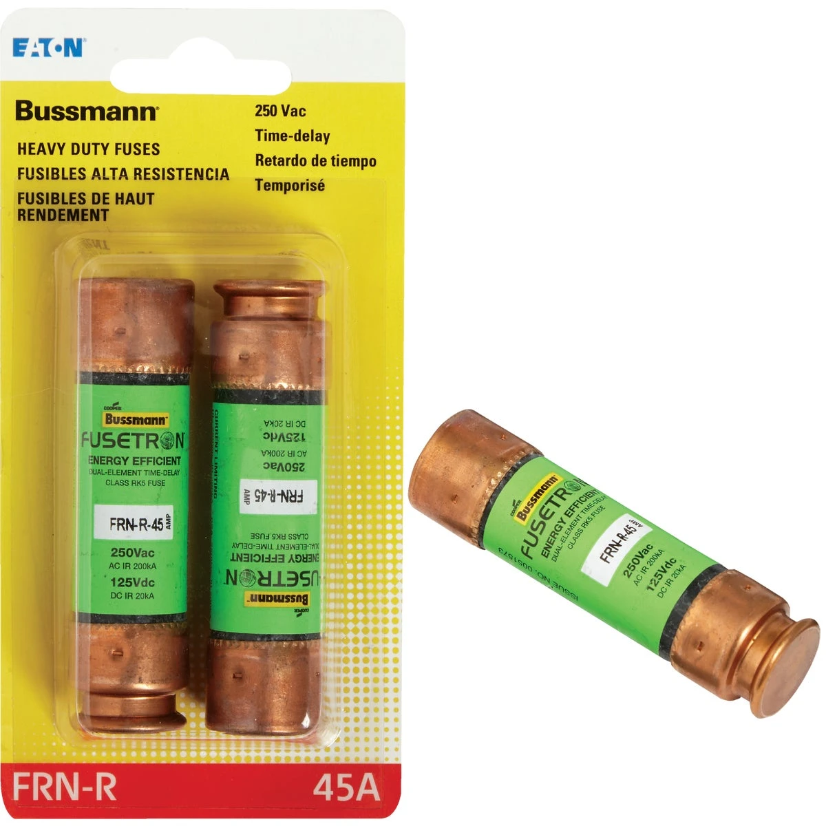 45-amp Type Frn-r Cartridge Fuse, 2-pk.