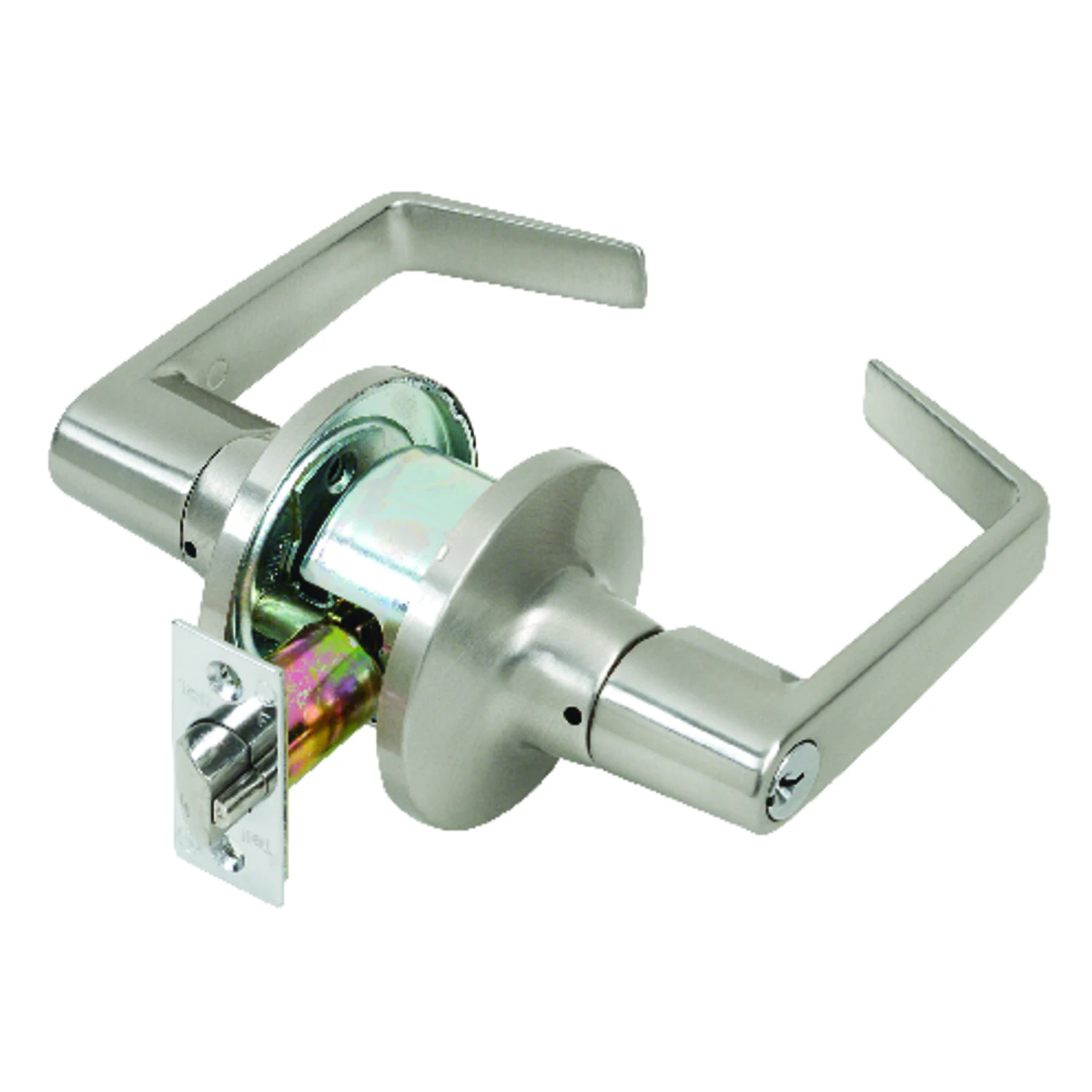 Light-duty Commercial Satin Finish Entry Door Lever Handle