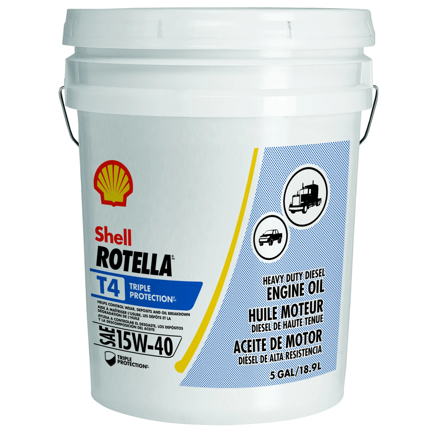 Motor Oil, 15w-40 Cj4, 5 Gallons