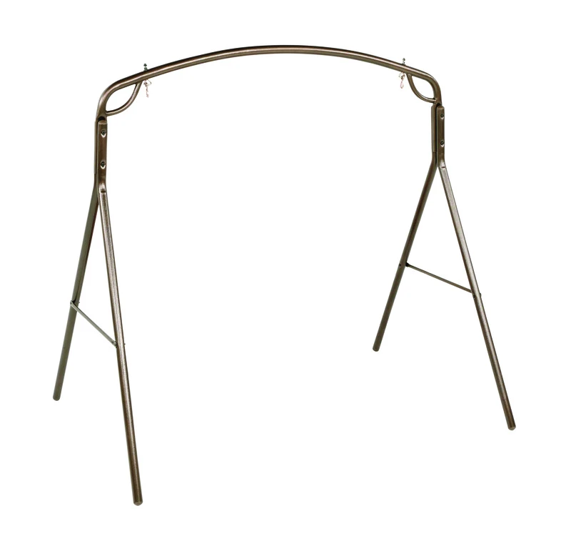 Woodlawn Bronze Patio Swing Frame, 71.5 Inches Wide, Durable Outdoor Seating Frame