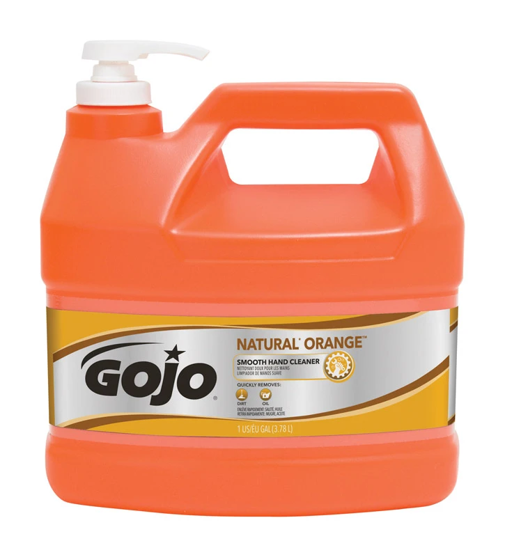 Natural Orange Smooth Hand Cleaner, 1 Gallon Bottle, Heavy Duty Formula