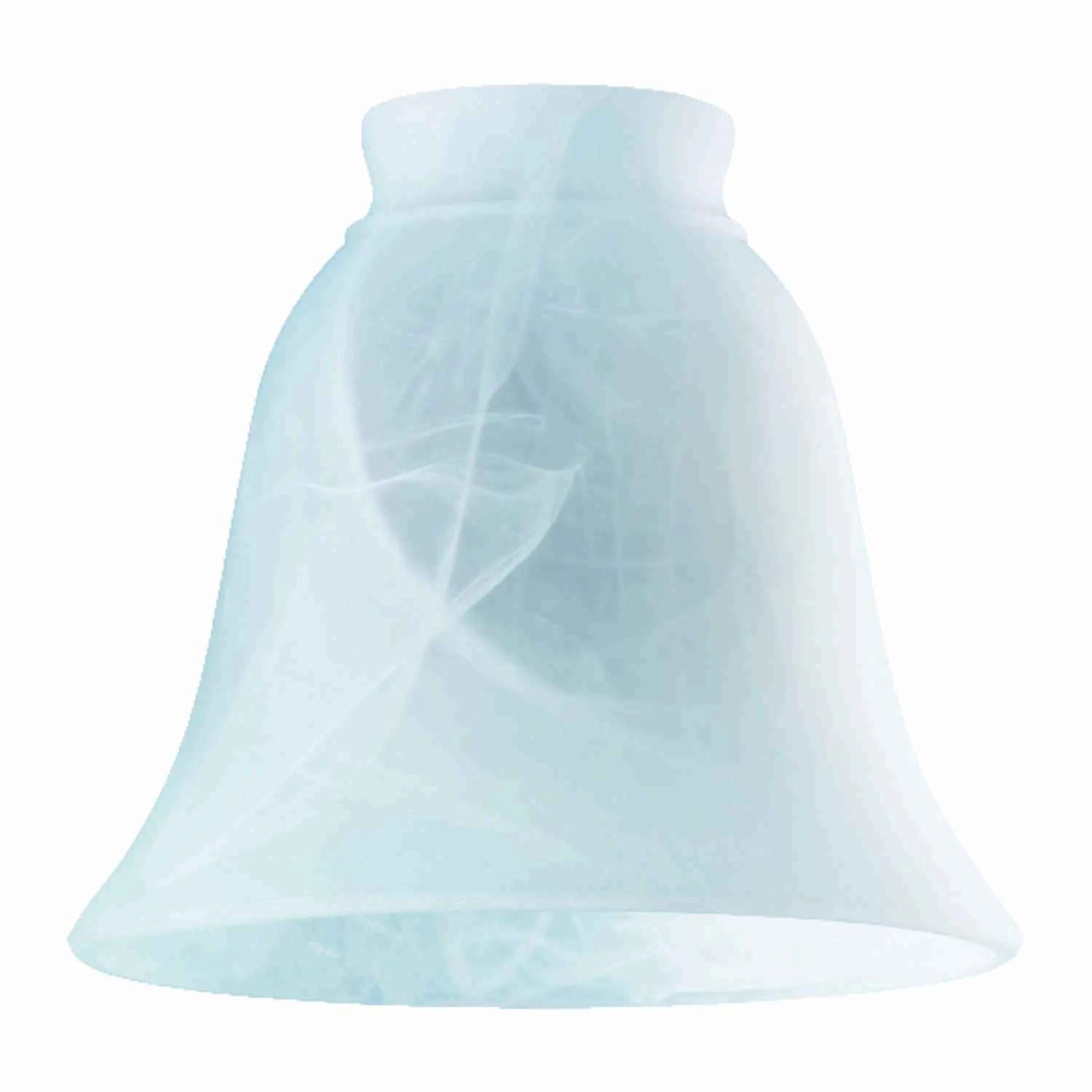 Ceiling Fan Light Shade, Milky White Glass, 4-3/4 In.
