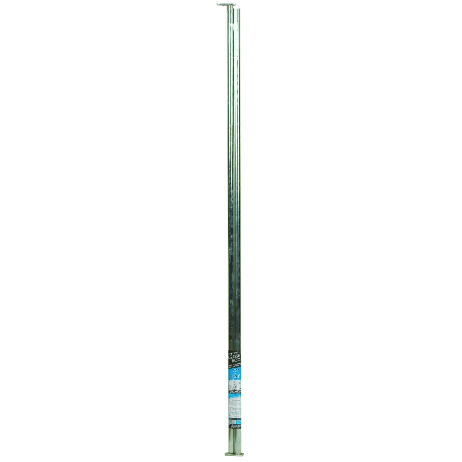 Adjustable Closet Rod Extending From 72 Inches To 120 Inches
