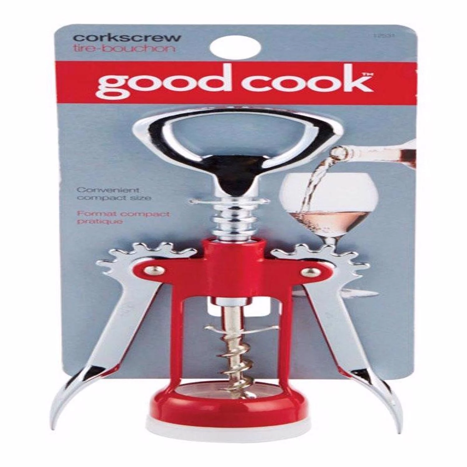 Wing Style Corkscrew With Steel Construction For Durable Bottle Opening