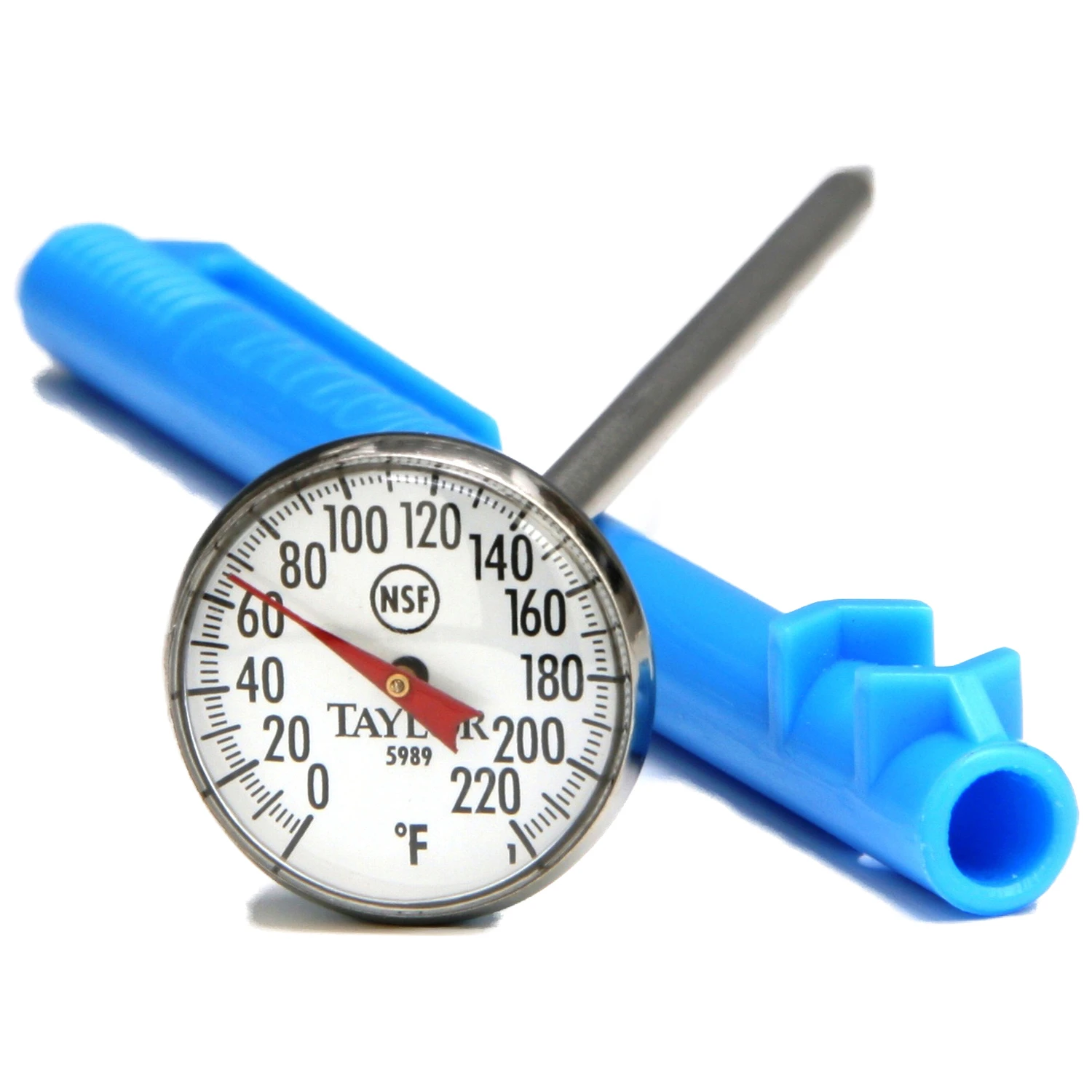 Dial Food Thermometer, Stainless Steel, 1 Inch Dial Diameter