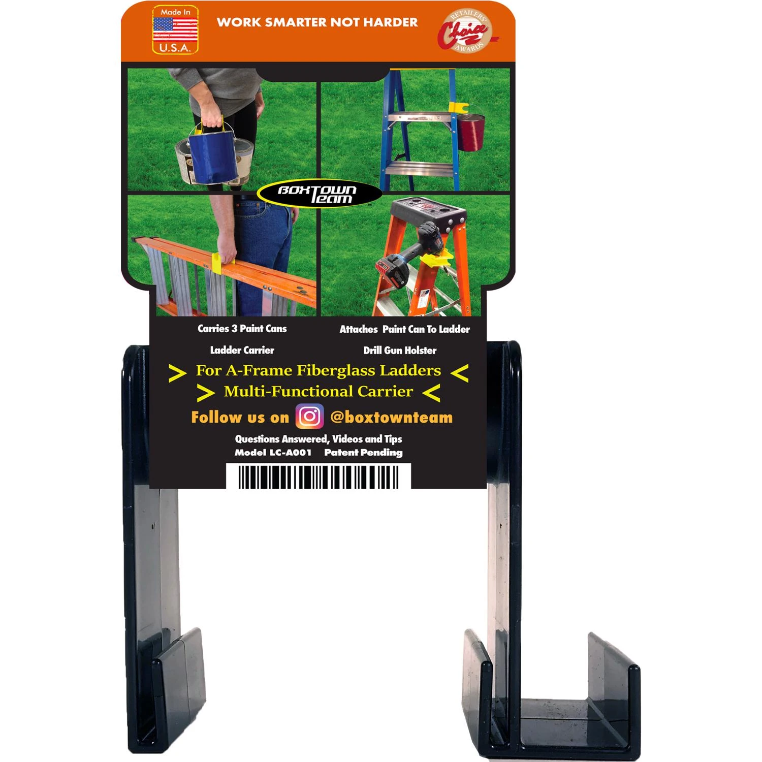 1001906 Plastic Assorted Multi-functional Ladder Carrier