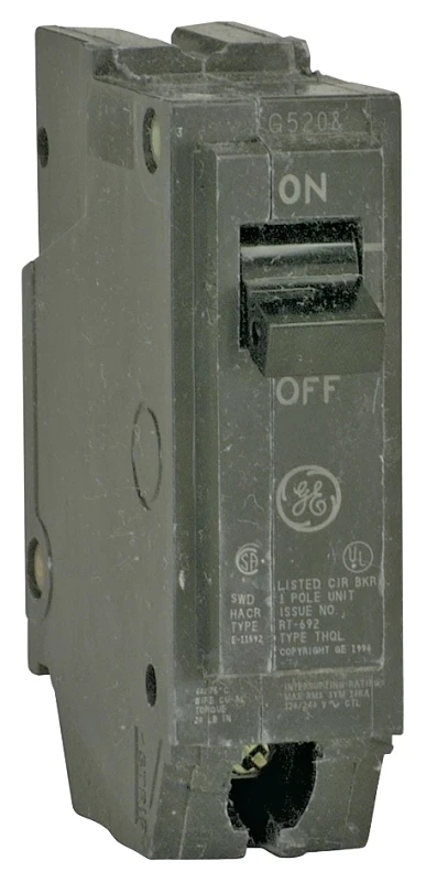 Single Pole Circuit Breaker, 40 Amp, 1 Inch Per Pole, Electrical Panel Protection