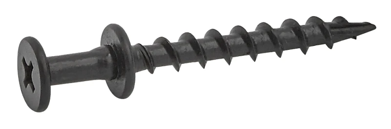 Bearclaw Black Hanger Screws, 10 Piece Pack