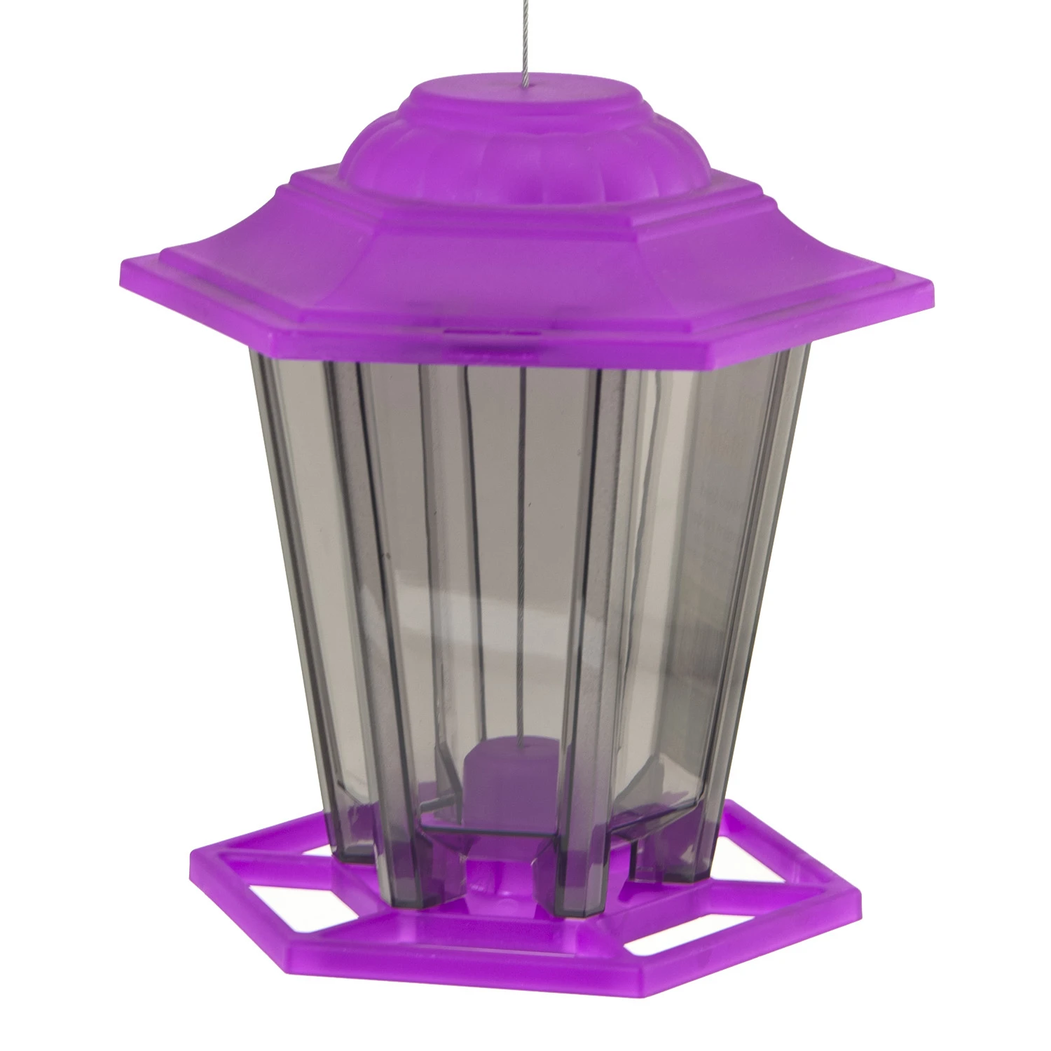 Mixed Seed Lantern Bird Feeder, Assorted Colors, 1.5 Lb.