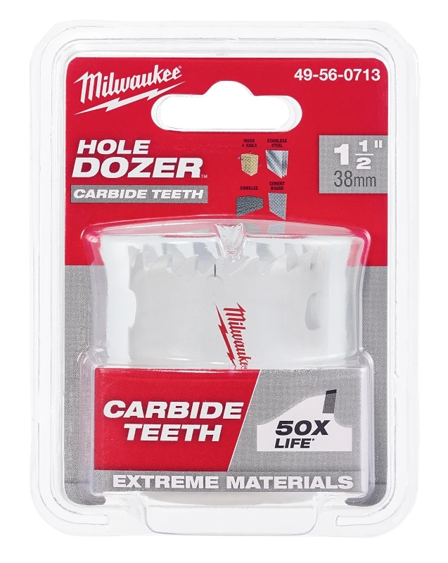 Hole Dozer 1-1/2 In. Carbide Teeth Hole Saw - Model 49-56-0713