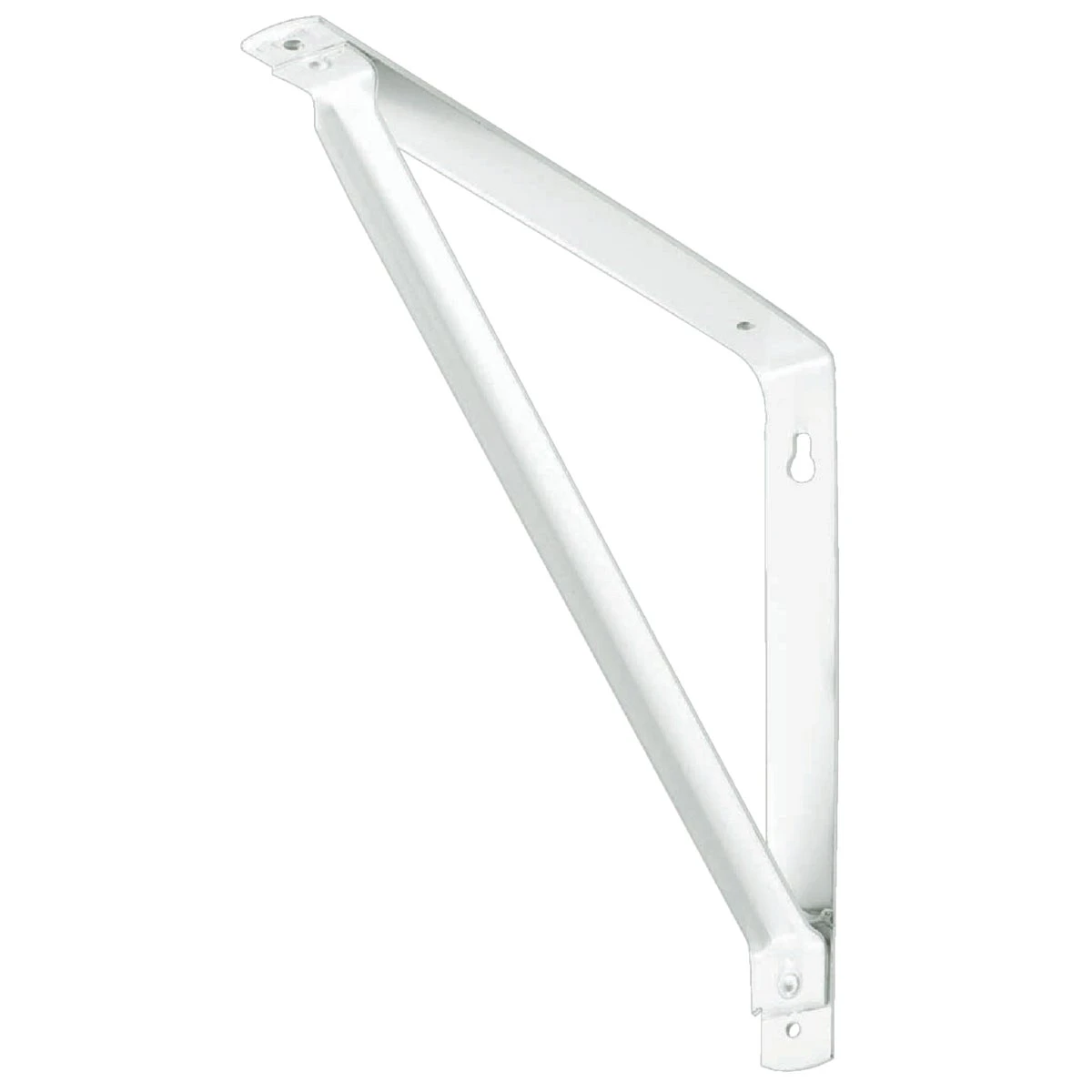 10 Inch White Metal Shelf Bracket For Wall Mounting