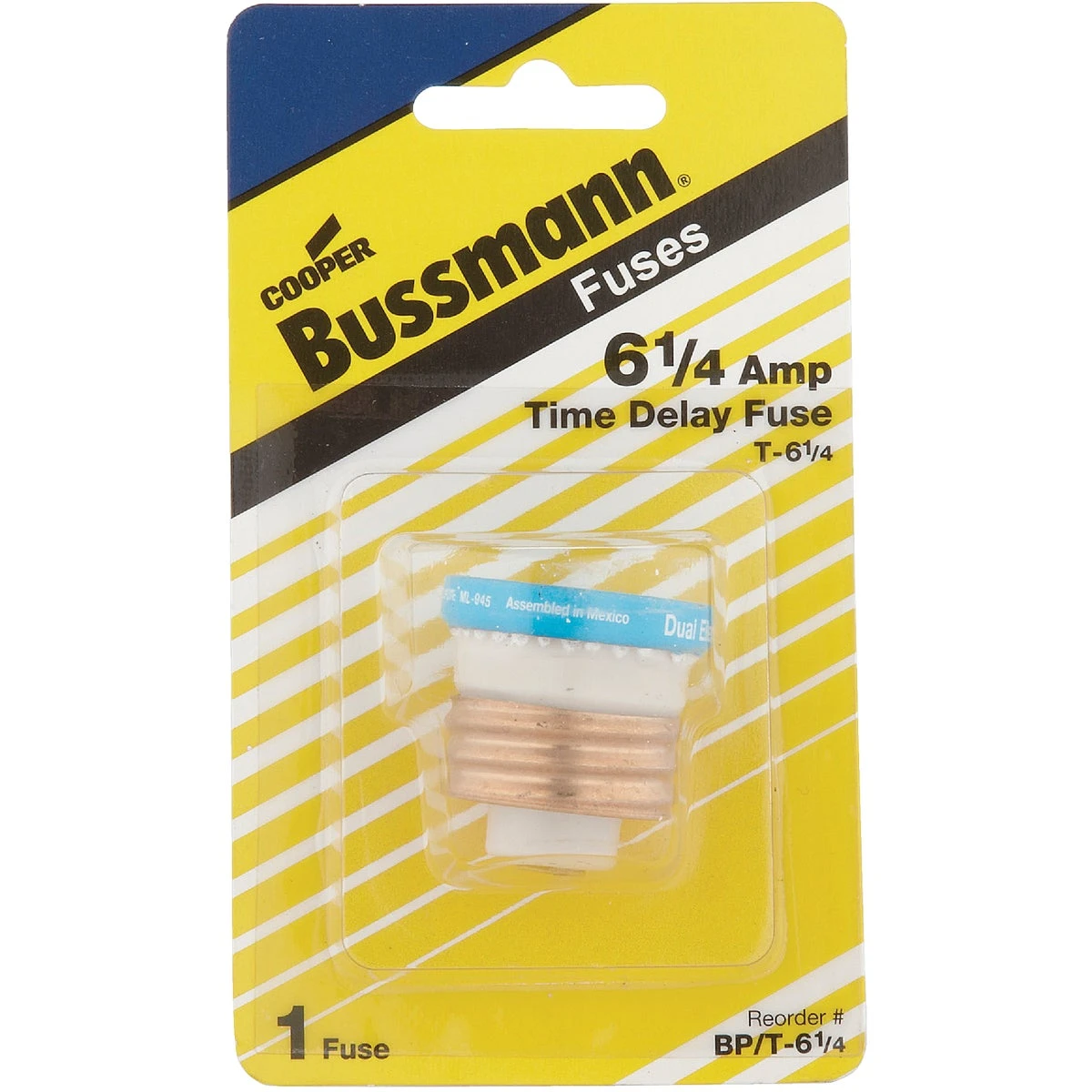 6-1/4a Type T Plug Fuse