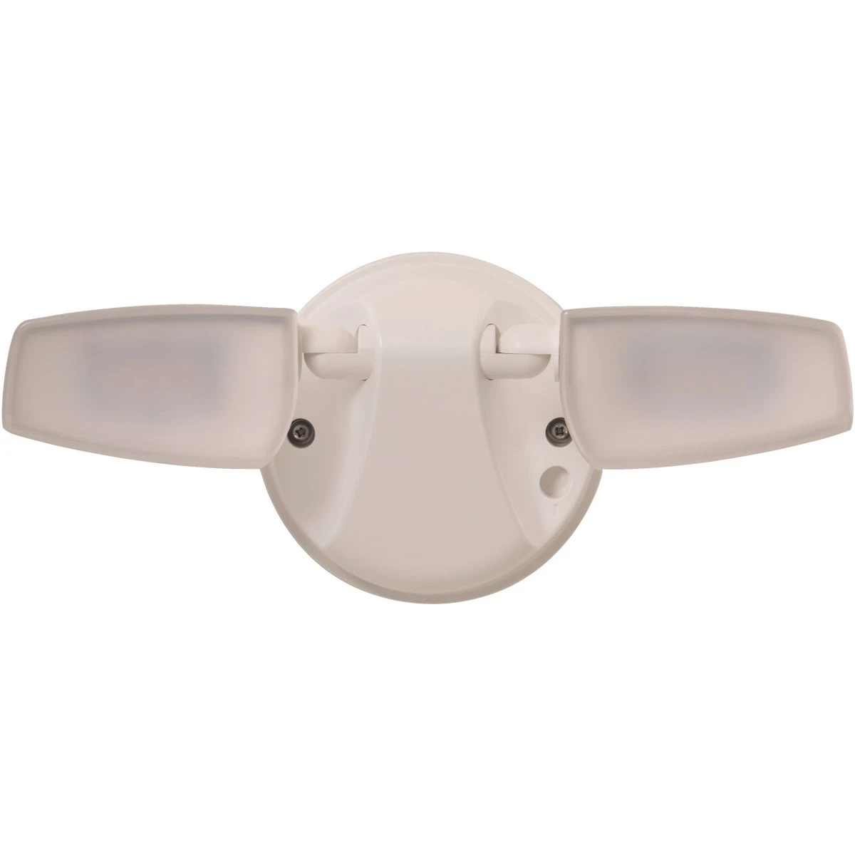 Halo Twin Head Led Outdoor Security Flood Light, Dusk-to-dawn Operation, 1420 Lumens, White