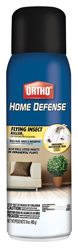 Flying Insect Killer Spray, 16 Ounce Can For Indoor And Outdoor Use