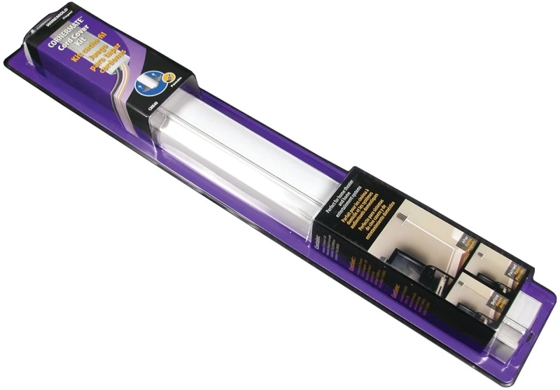 White Cornermate Cord Cover Kit