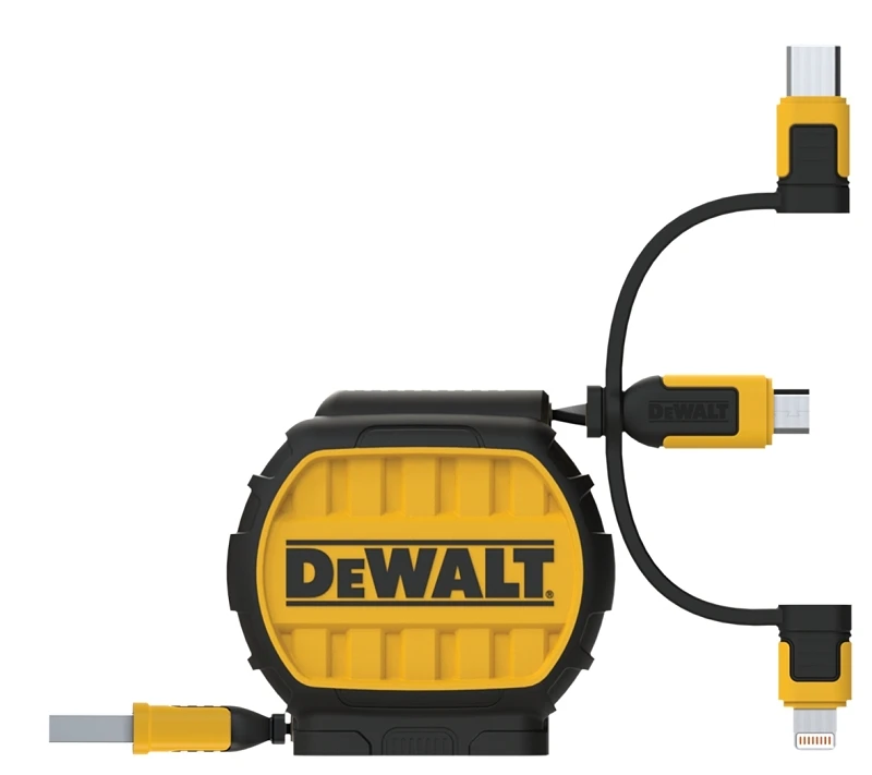 3 Ft. Usb To Micro To Type C 3-in-1 Cable - Black/yellow