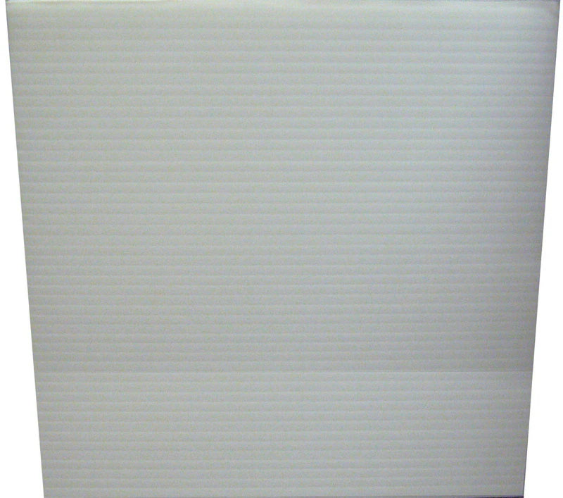 Single Corrugated Plastic Sheet 24 In. W X 48 In. L X .157 In. Thickness