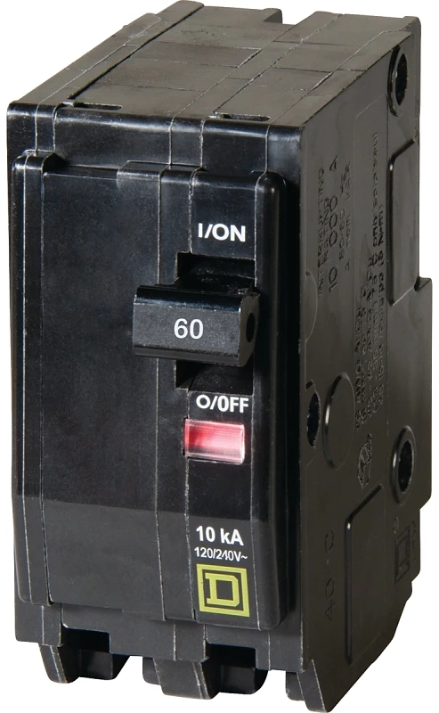 Qo 60 Amp Double-pole Circuit Breaker For Residential Electrical Panels