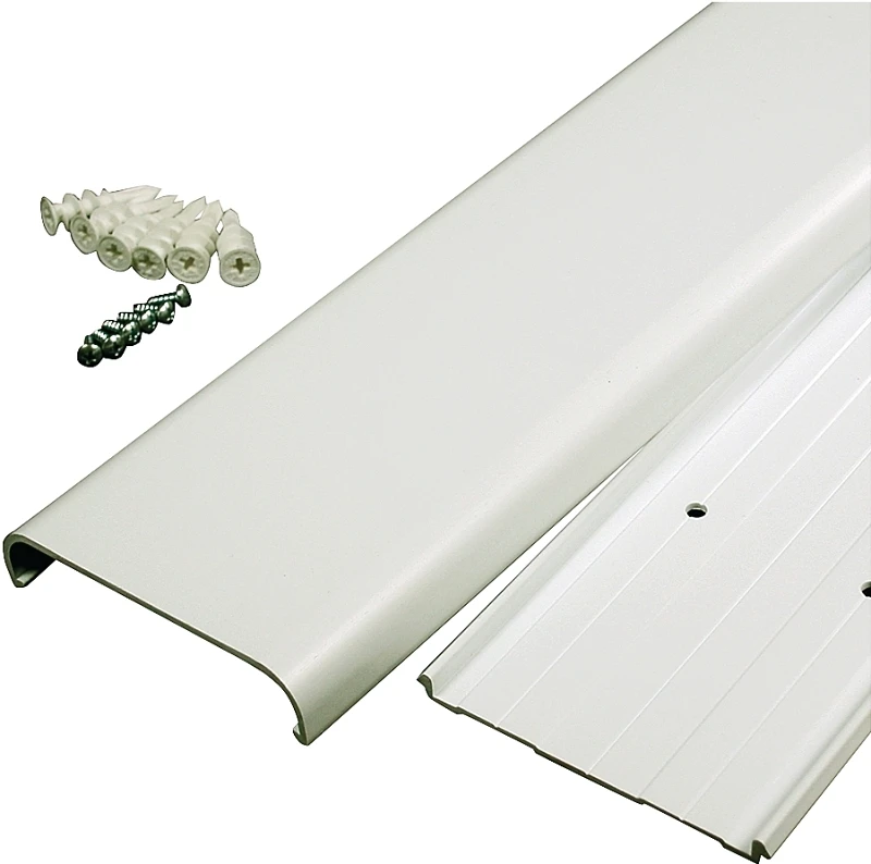 Flat Screen Television Cord Cover Kit White 30 Inch Length