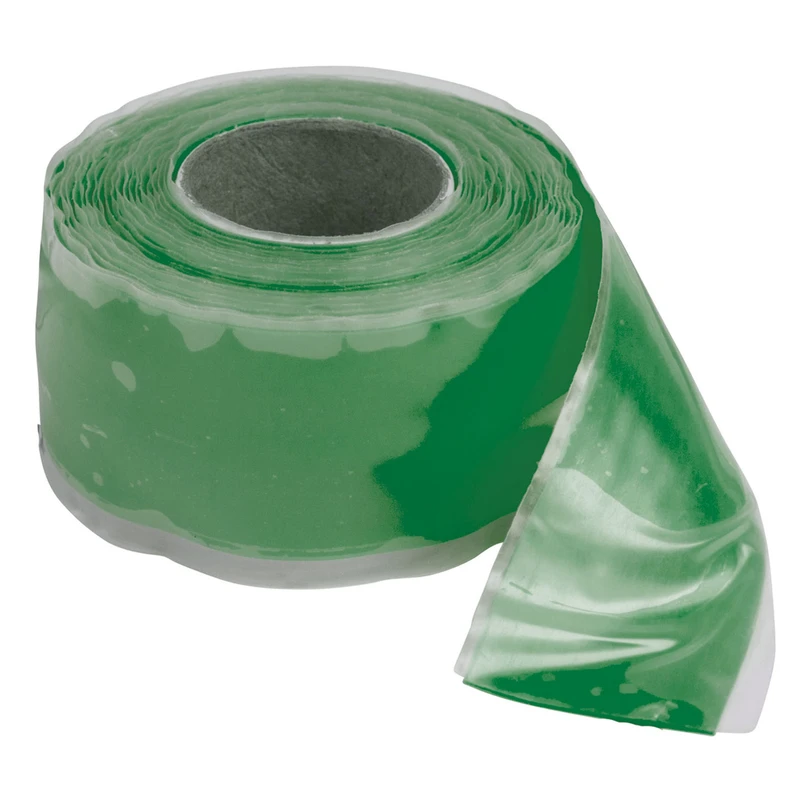 Self-sealing Green Silicone Repair Tape, 1 Inch By 10 Feet