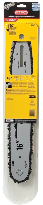 16 Inch Chainsaw Bar And Chain Combo Compatible With Stihl Models