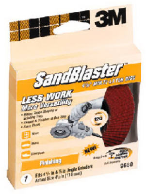 Sandblaster Right-angle Grinder Sanding Disc, 36-grit, 4.5-inch Diameter