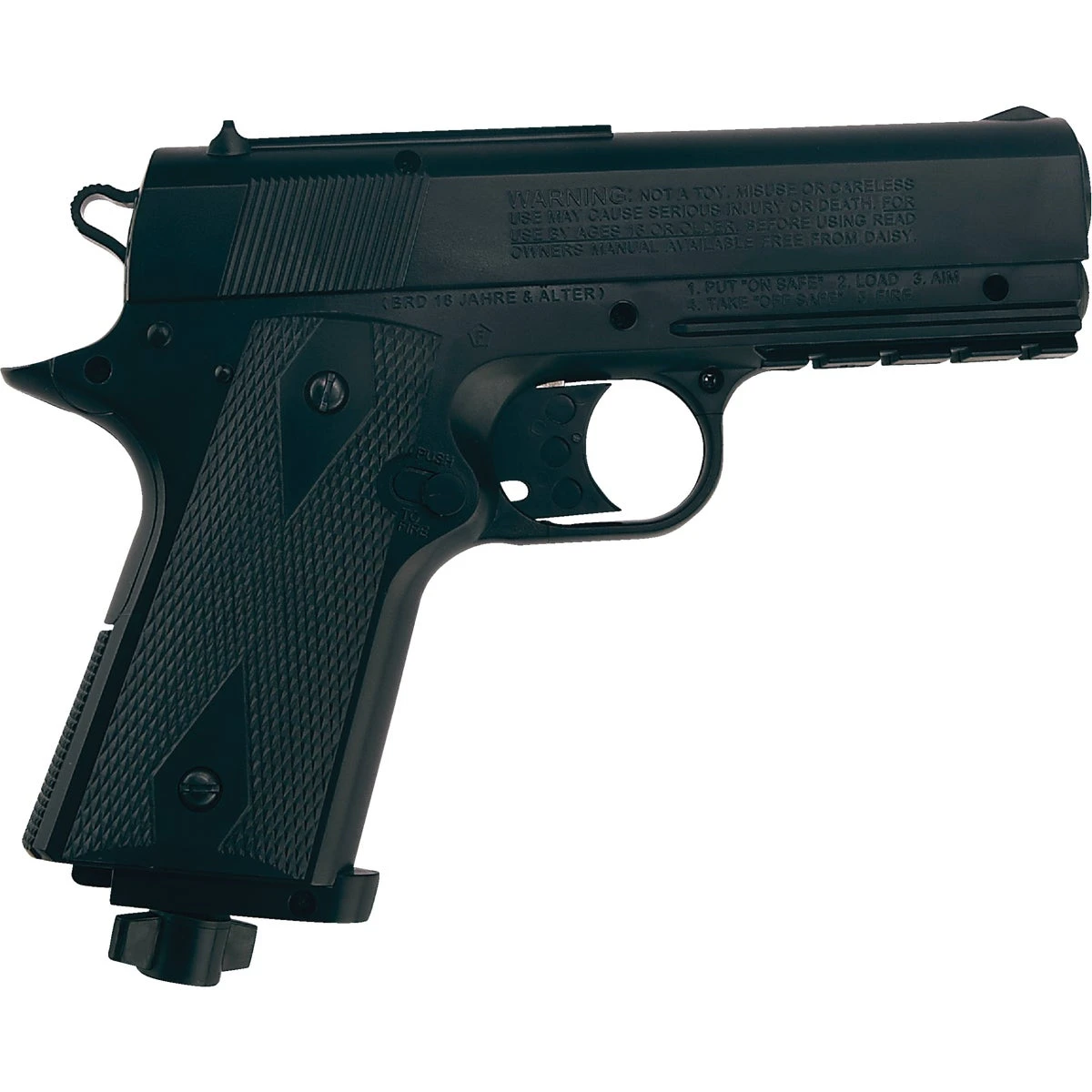Co2 Powered Semi-automatic Bb Pistol With 15 Shot Capacity