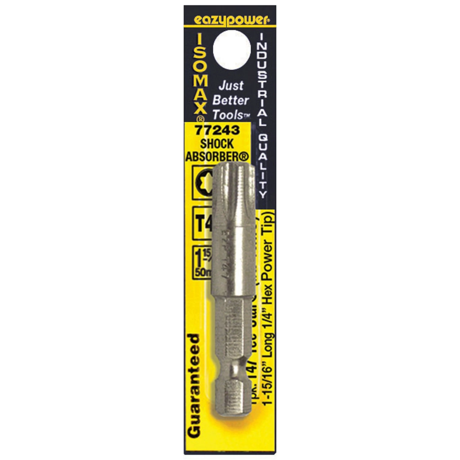 Isomax T-star T50 Torx Power Bit 2 In. Long Chrome Vanadium Steel