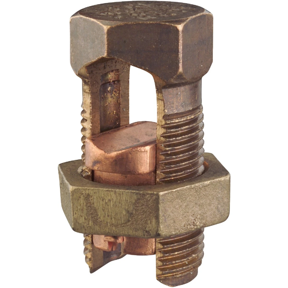 4/0 Str. To 2 Sol. Silicon Bronze Alloy High-strength Split Bolt Connector