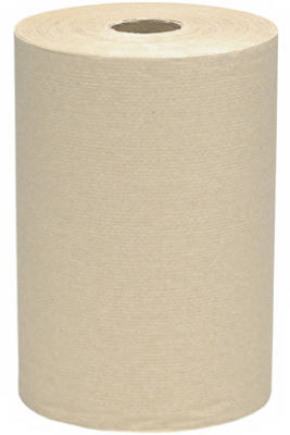 Hand Towel Roll, Brown, 7-7/8-in. X 400-ft., 12-pk.