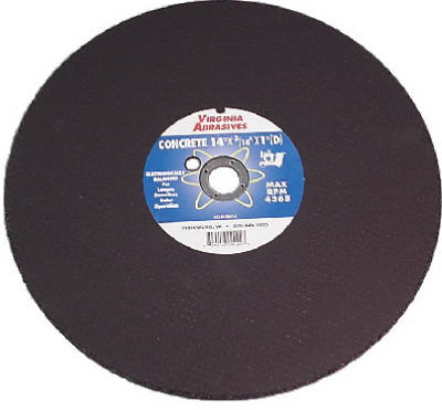 Cut Off Wheel 14 Inch Diameter By 3/16 Inch Thickness With 1 Inch Arbor Hole