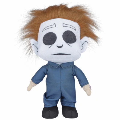 Michael Myers Animated Musical Halloween Plush Decoration, 11 Inch Tall