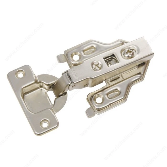 2-pack 5-in X 4-1/2-in Nickel Plated Concealed Self-closing Cabinet Hinges