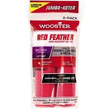 Red Feather Velour 1/4 In. X 4-1/2 In. W Mini Paint Roller Cover 2 Pk