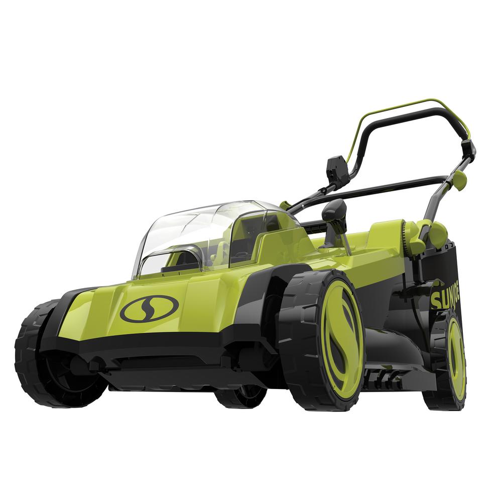 Sun Joe 17 in. 48-Volt iON+ Cordless Electric Walk Behind Push Lawn Mower (Tool Only)