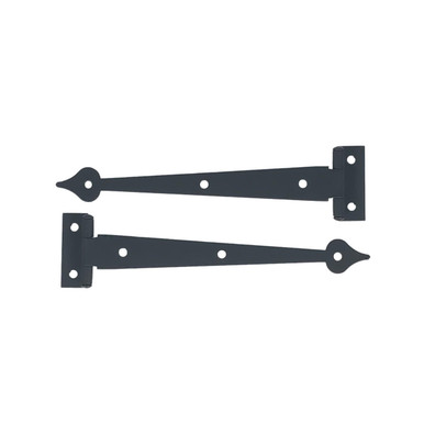 Acorn 6-1/2" Smooth Heart Cabinet Strap Hinge, 3/8" Offset, Pair AIKBQ