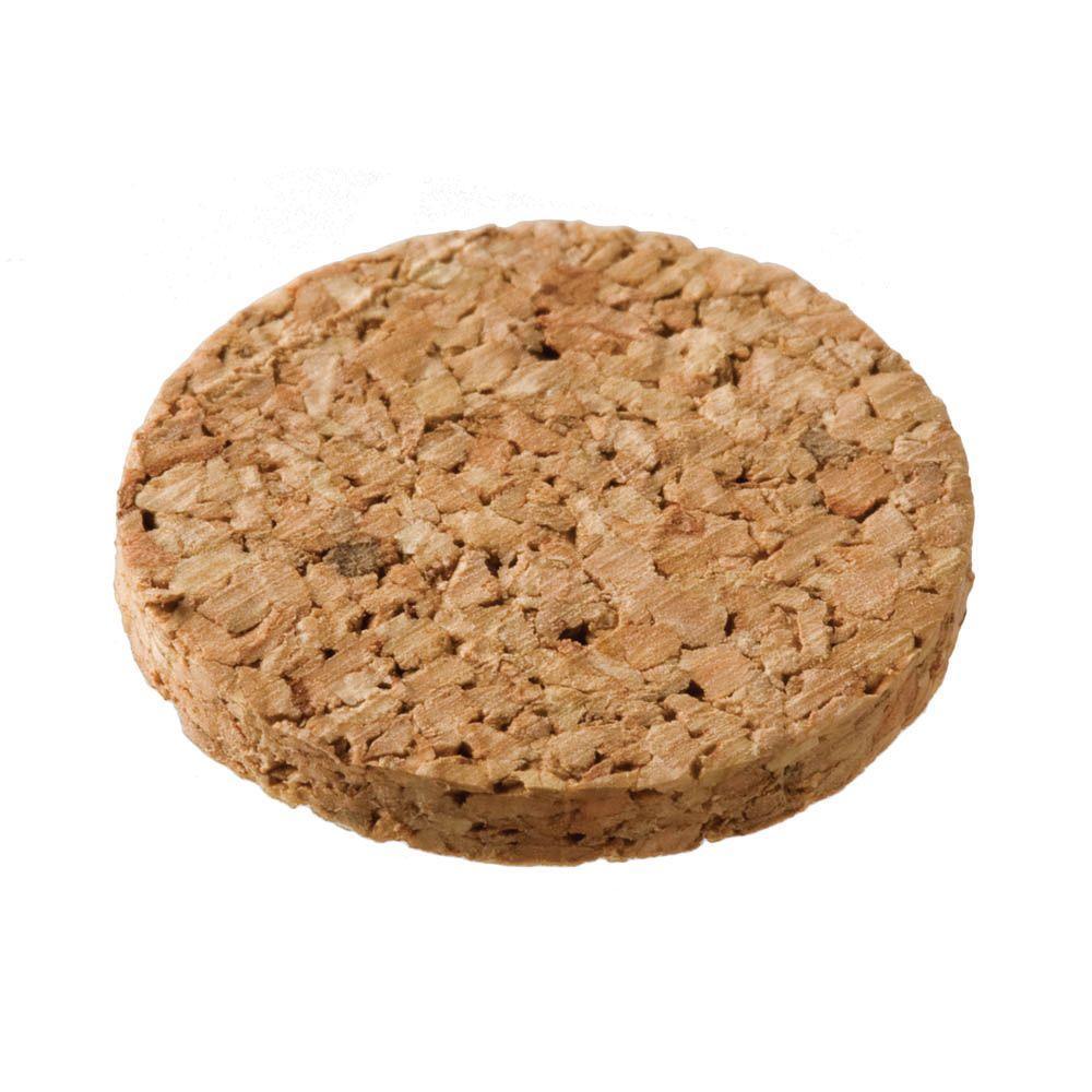 1/2 in. Cork Cupboard Door Discs (24-Pieces)