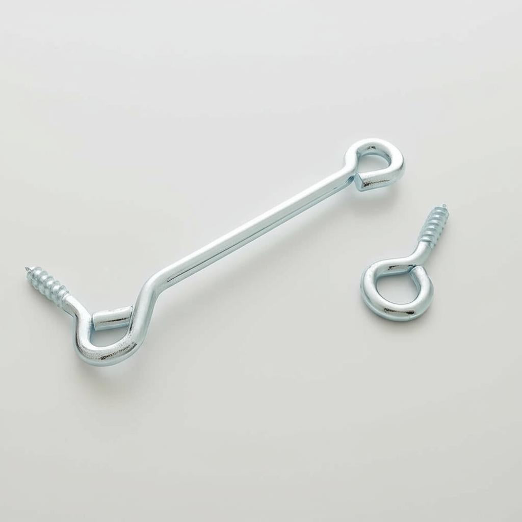 Everbilt 2 in. Zinc-Plated Hook and Eye (3-Pack)