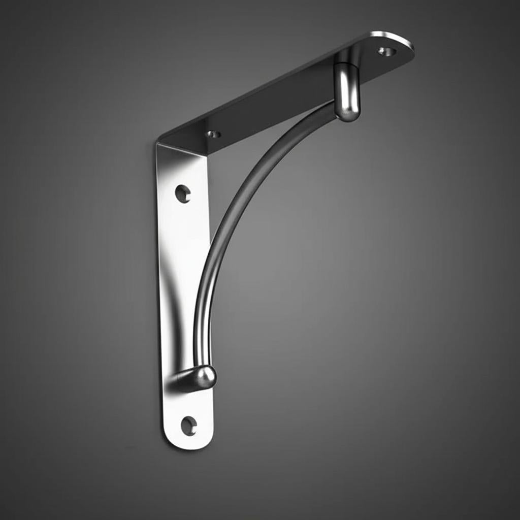 Hampton Bay Designer Series Metal Corbel - Brushed Nickel Finish