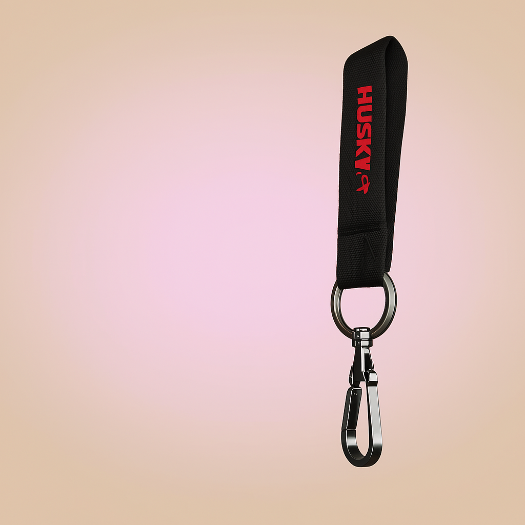 Husky 36-inch Heavy Duty Hanging Carabiner Strap with Quick-Release Hooks