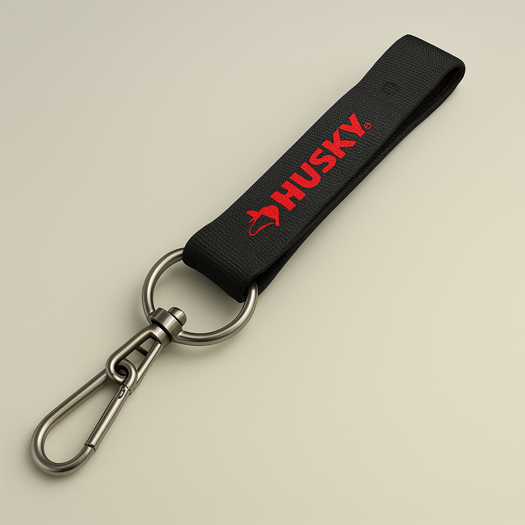 Husky 18-inch Heavy Duty Hanging Carabiner Strap with Quick-Release Hooks