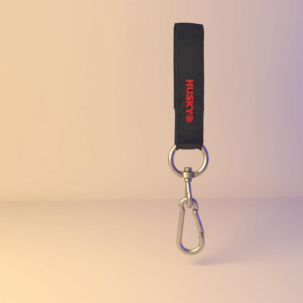 Husky 24-inch Heavy Duty Hanging Carabiner Strap with Quick-Release Hooks