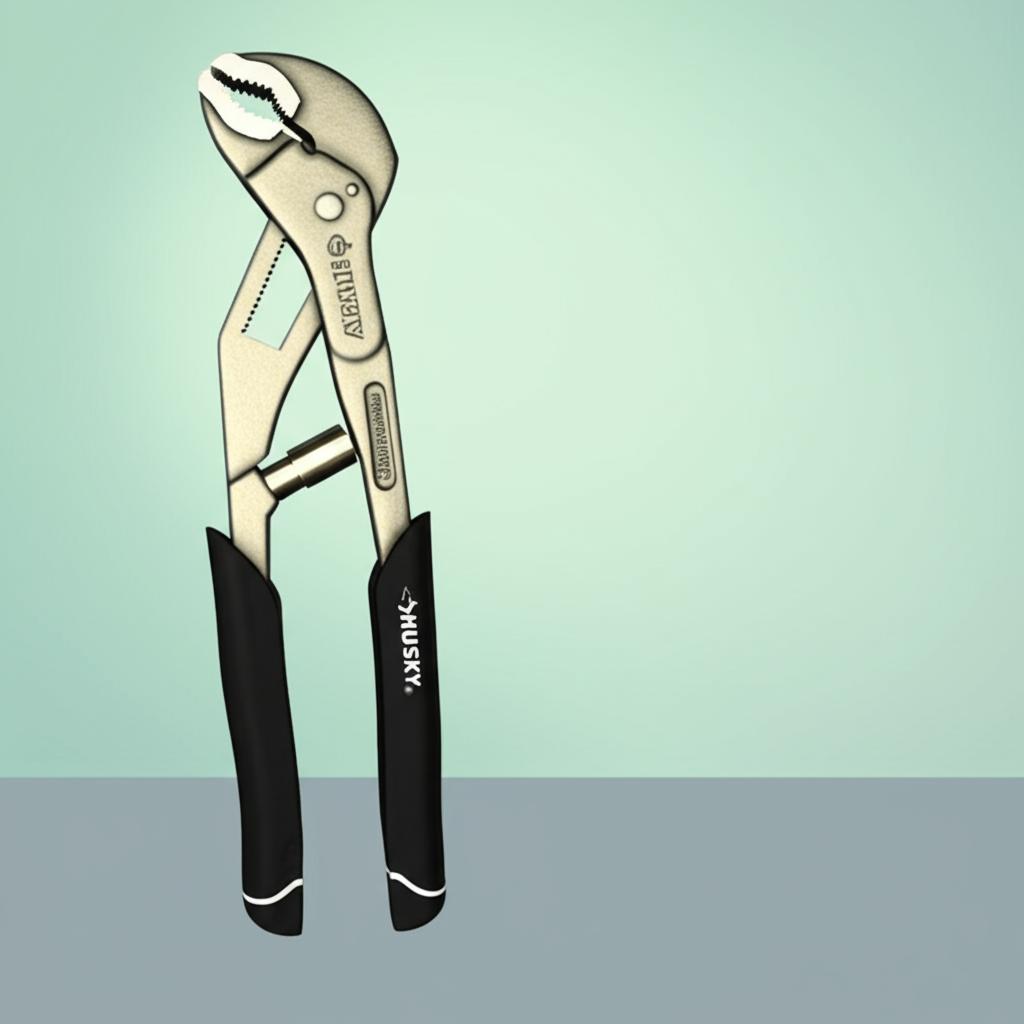Husky 10 in. Self Adjusting Groove Joint Pliers
