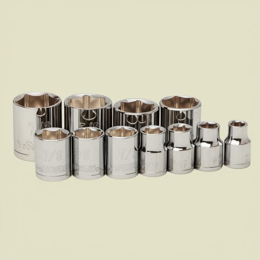 Husky 3/8 in. Drive Standard SAE Socket Set (10-Piece)