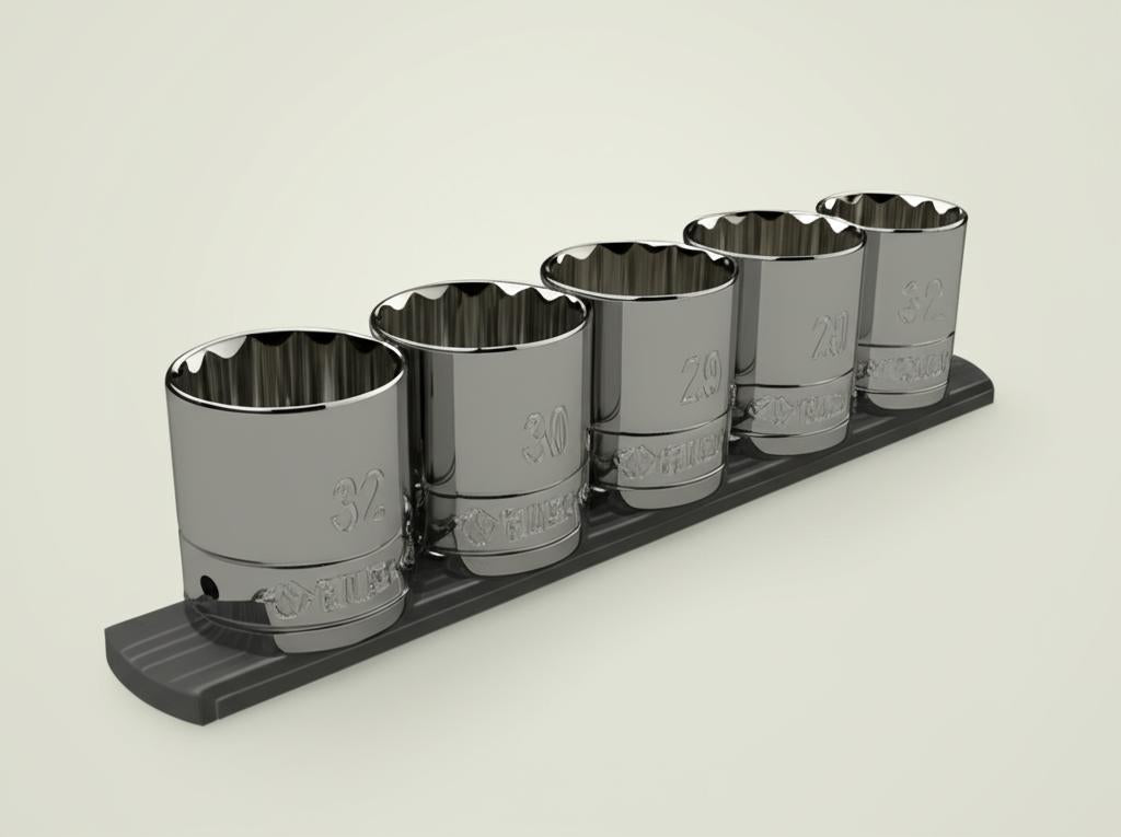 Husky 1/2 in. Drive Metric X-Large Socket Set (5-Piece)